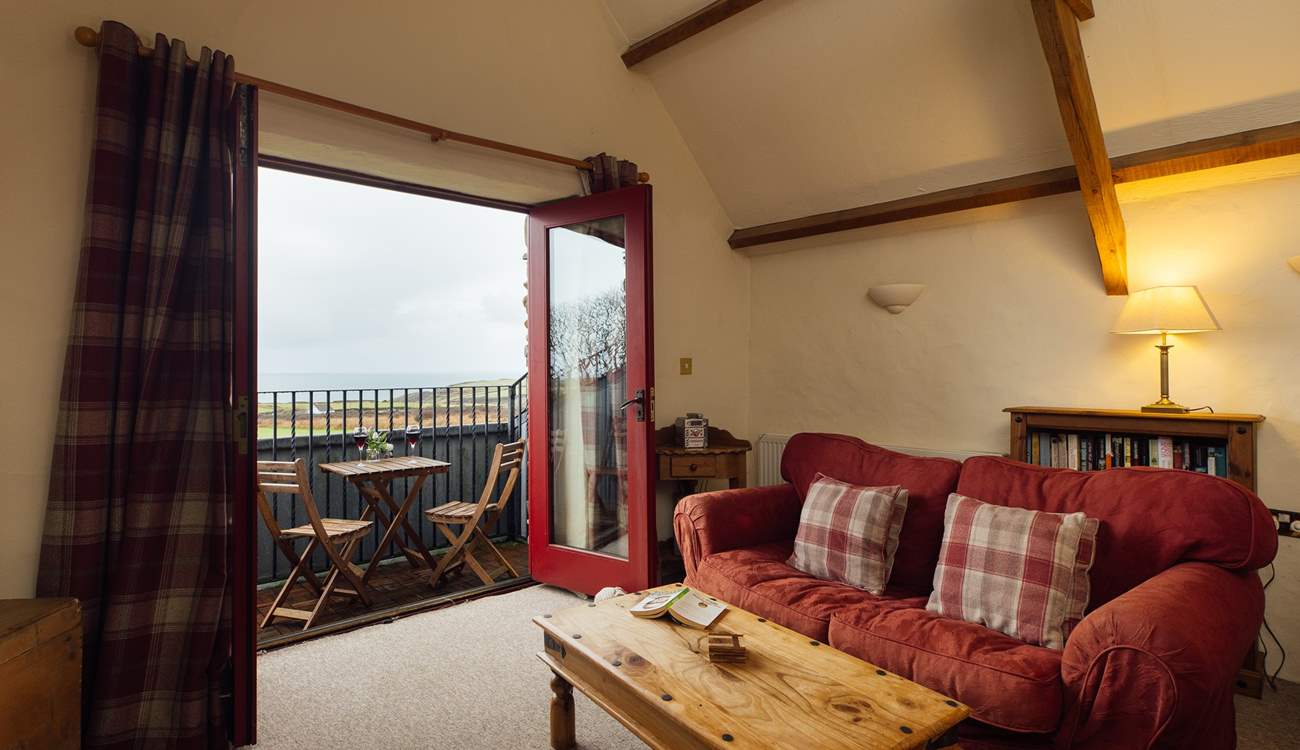 Throw open the doors of the second sitting-room for a cooling breeze on a summer's day. The views are spellbinding. 