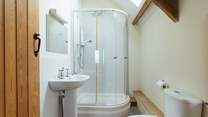 The shower-room for the double bedroom on the first floor. 