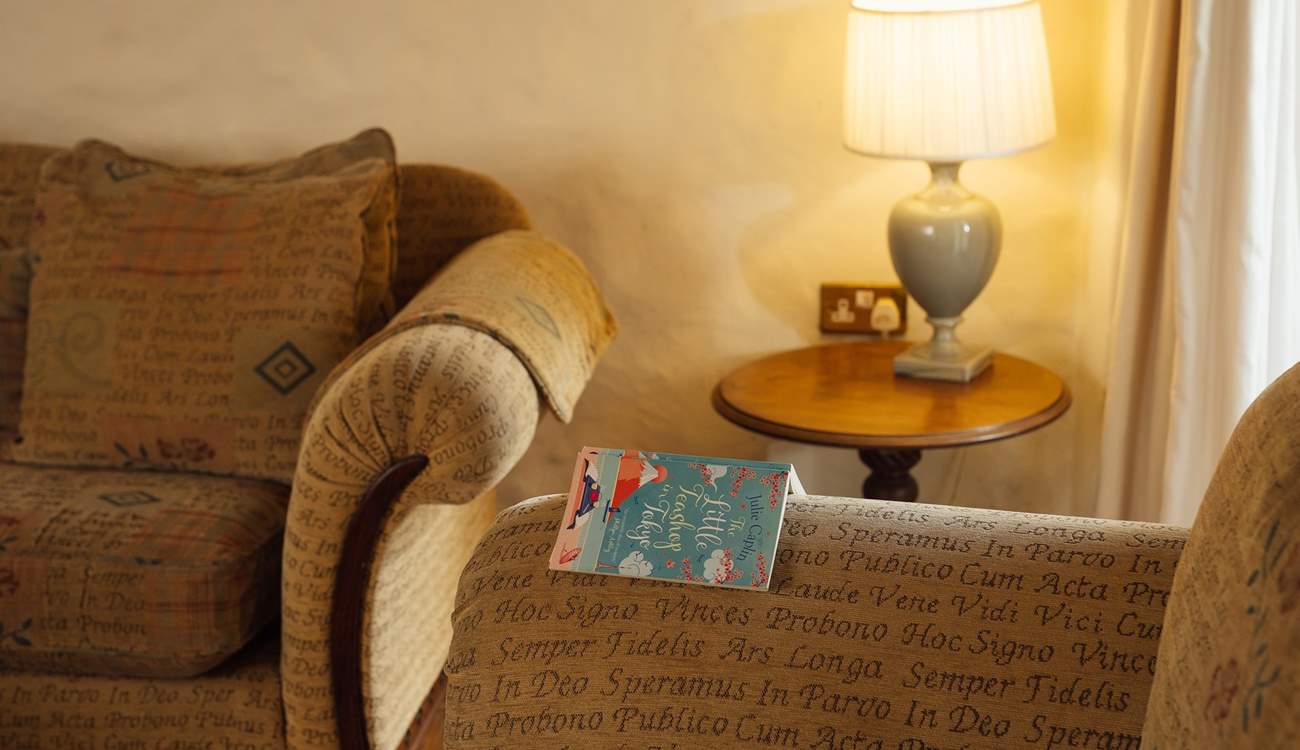 Blissful time out with a book. 