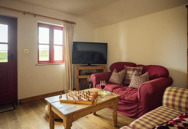 Find your favourite movie and relax in the cwtch. 