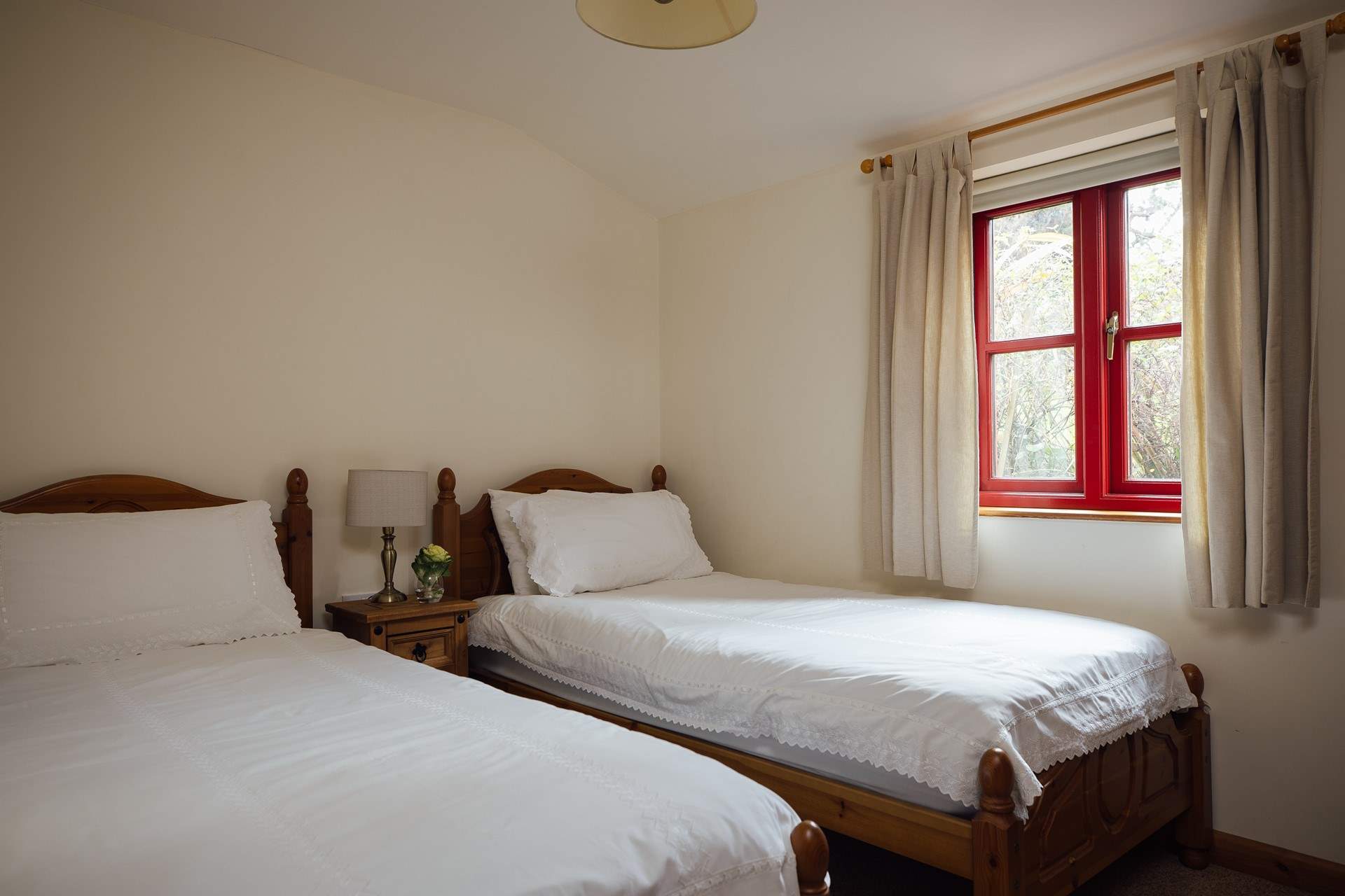 One of two delightful twin rooms on the ground floor. 