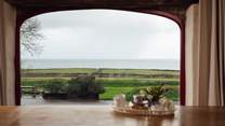 Idyllic location, surrounded by the sea, near St. Davids. Ideal for beachcombers, walkers, dog lovers, explorers, sand castle makers or those simply seeking a much needed retreat from the hustle and bustle of the everyday. 