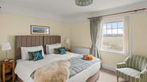 Bedroom 1 boasts a glorious super-king size bed.