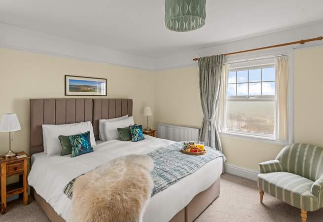 Bedroom 1 boasts a glorious super-king size bed.