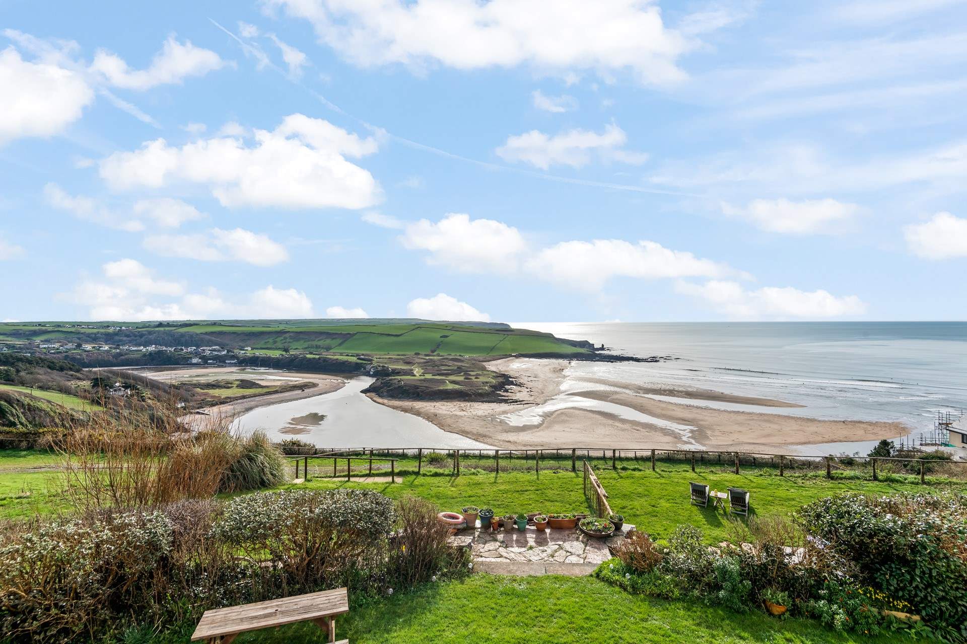 What a fabulous view from bedroom 1.