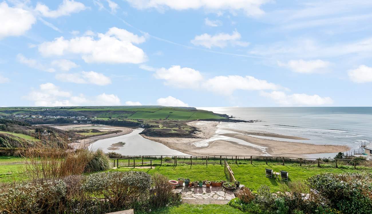 What a fabulous view from this beautiful home from home.