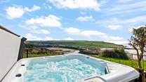 Now this is what I call a hot tub with a view!