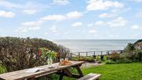Enjoying a good book or a quick snack sat here taking in the breathtaking view.