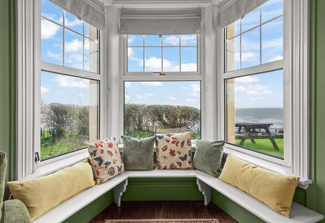What incredible views from the window in the living-room.