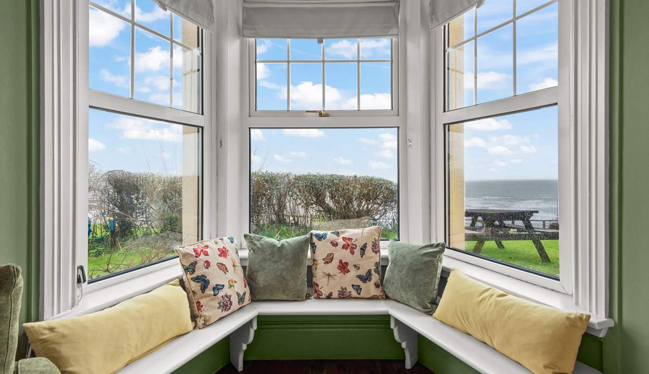 What incredible views from the window in the living-room.