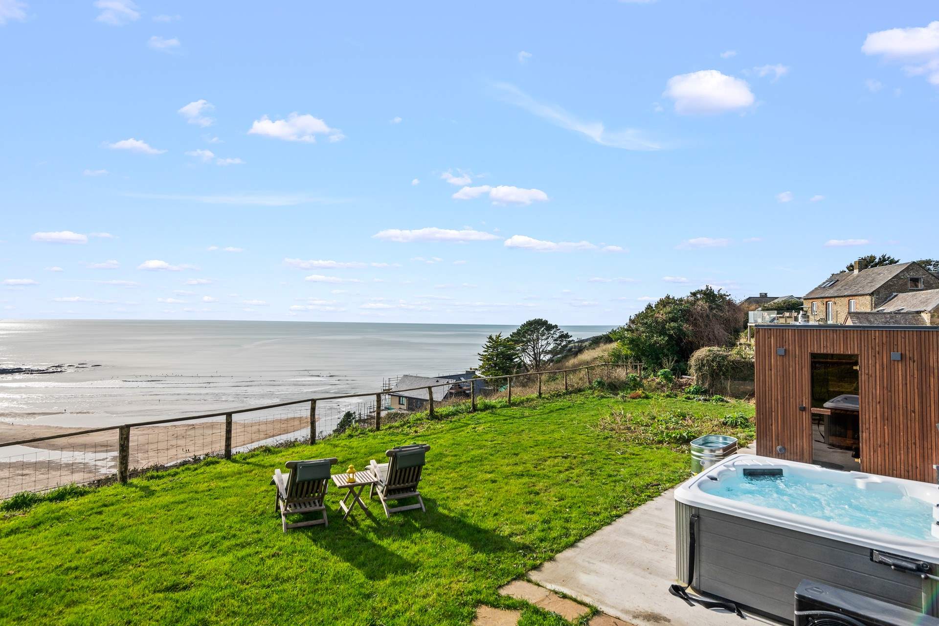 You will not want to tear yourself away from this glorious spot. Especially as you have so much to enjoy in your own garden.