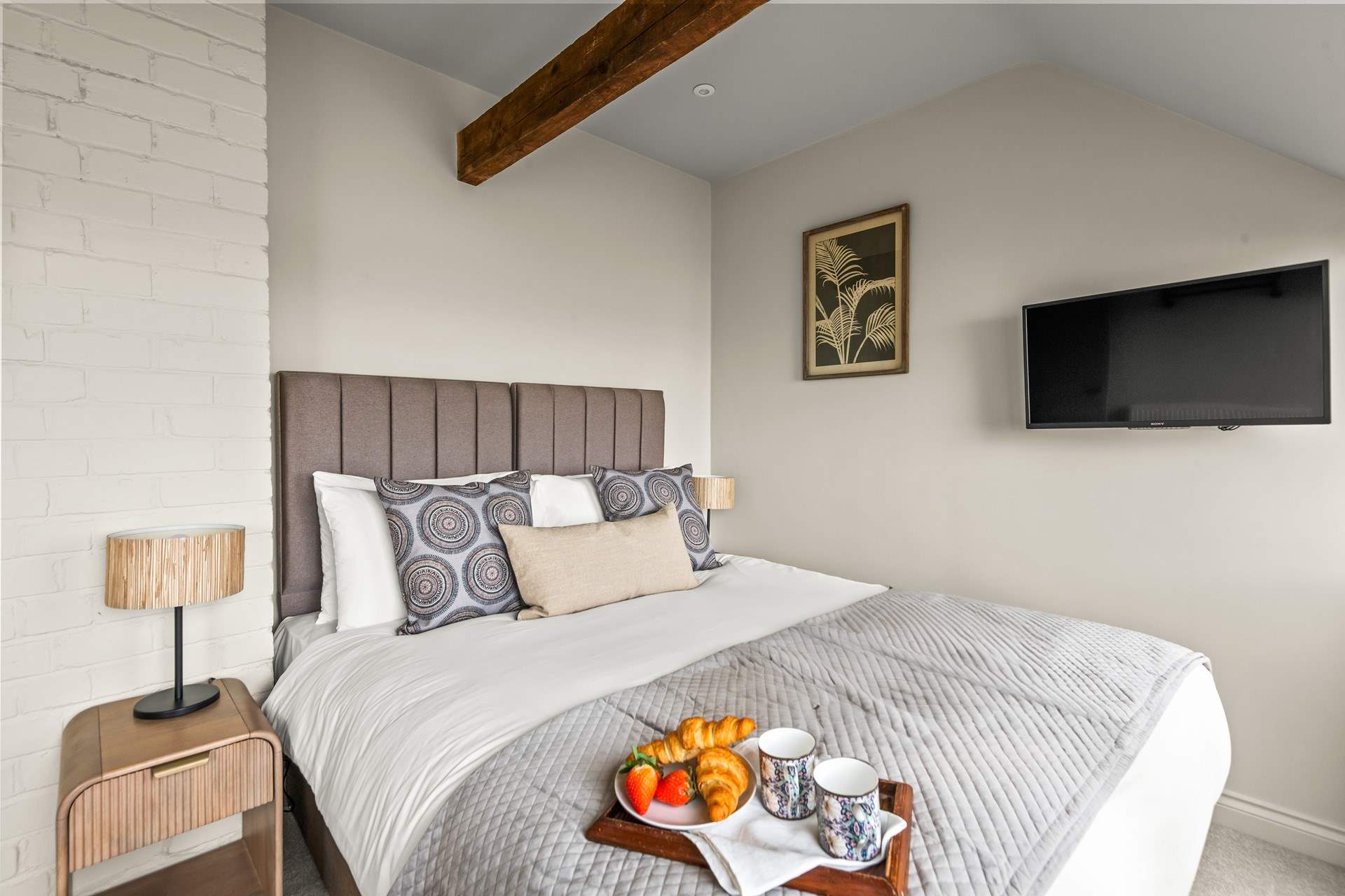 A restful night's sleep awaits.