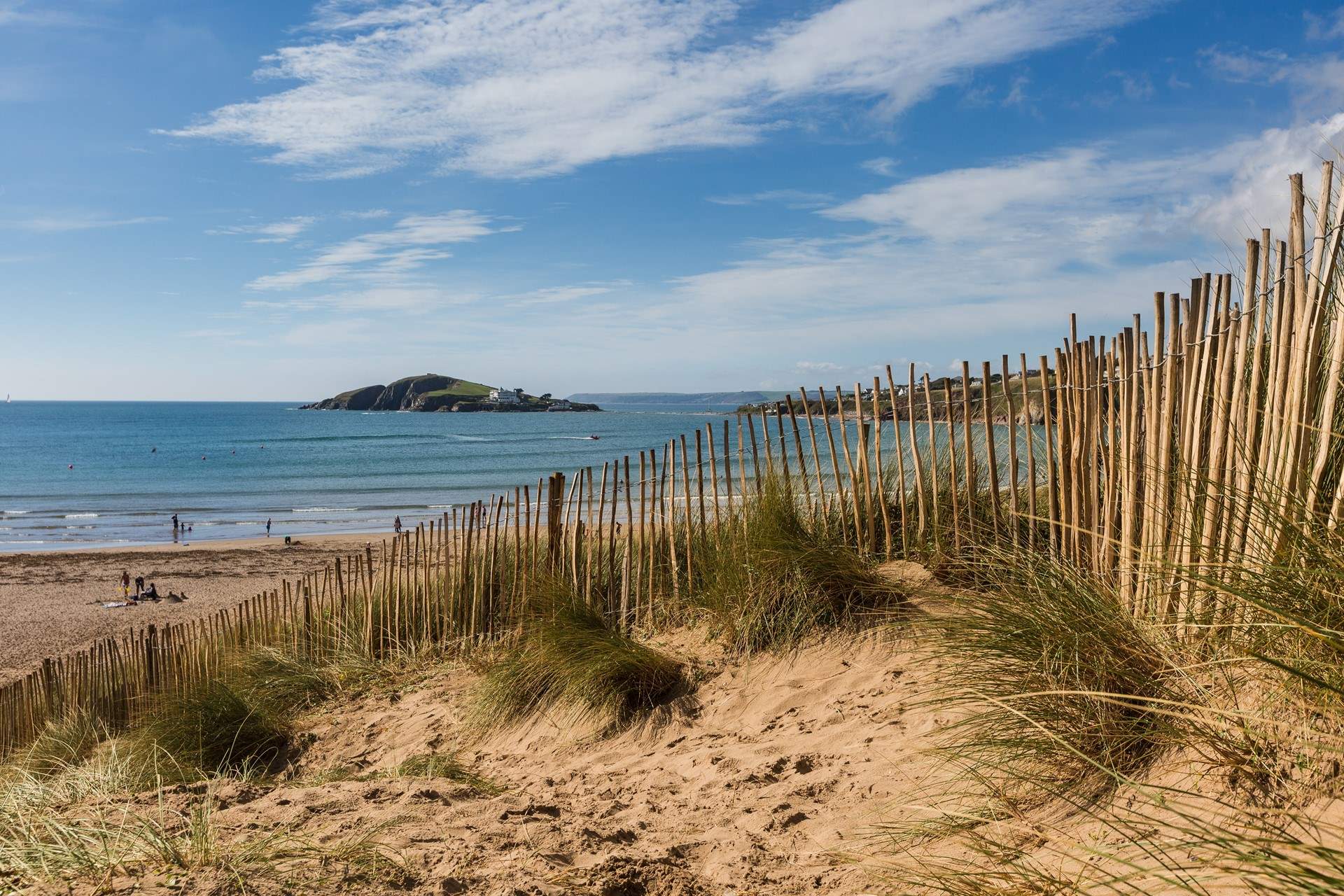 Bantham beach is also a real favourite with the sand and sun lovers.