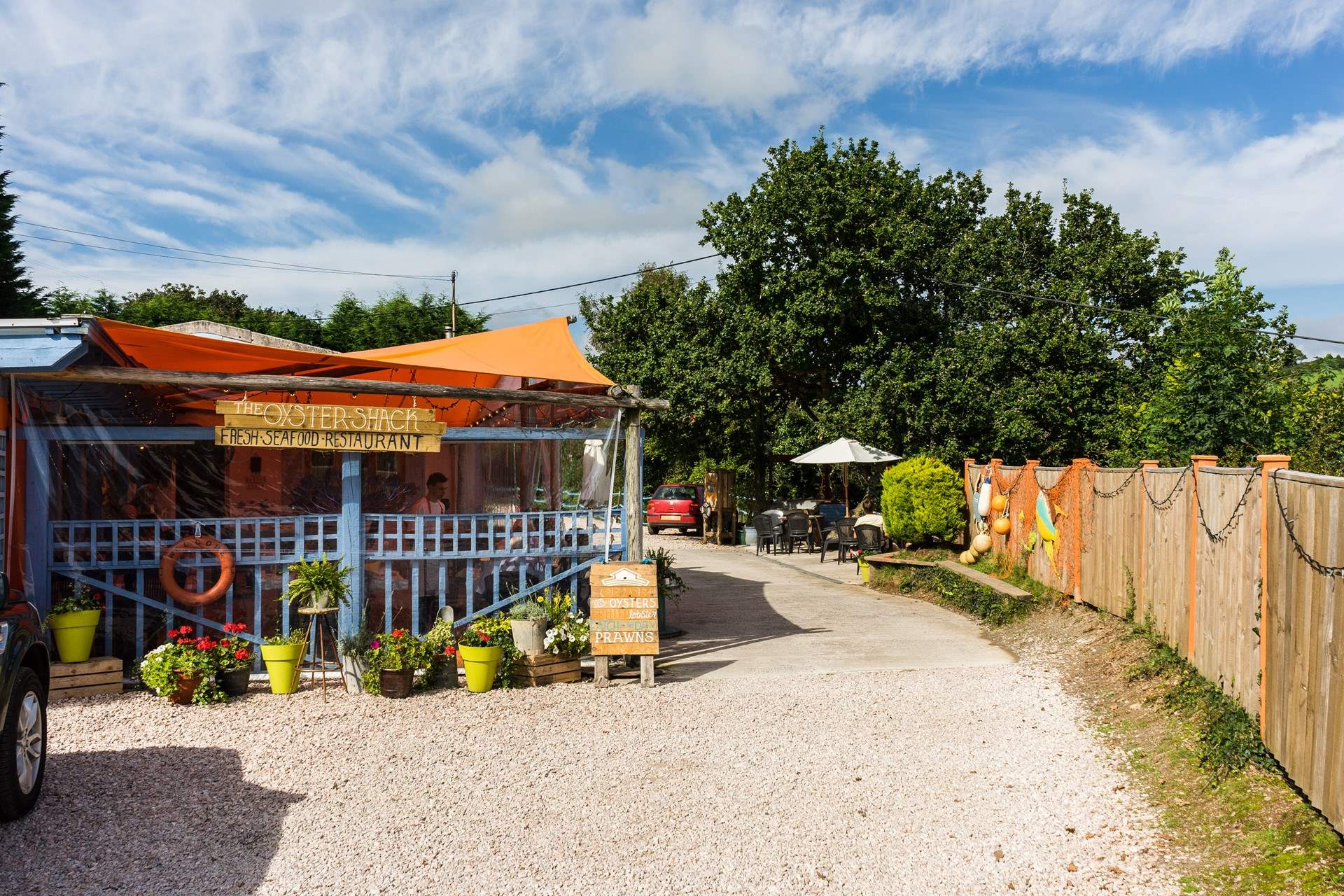 Fancy giving chef a night off? Why not try the rather impressive Oyster Shack, which is only a short car ride away.
