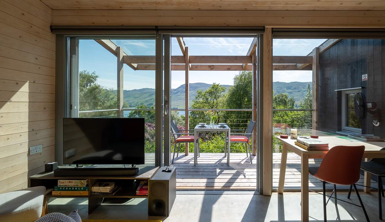 A beautifully crafted cabin, wrapped in ancient forests.