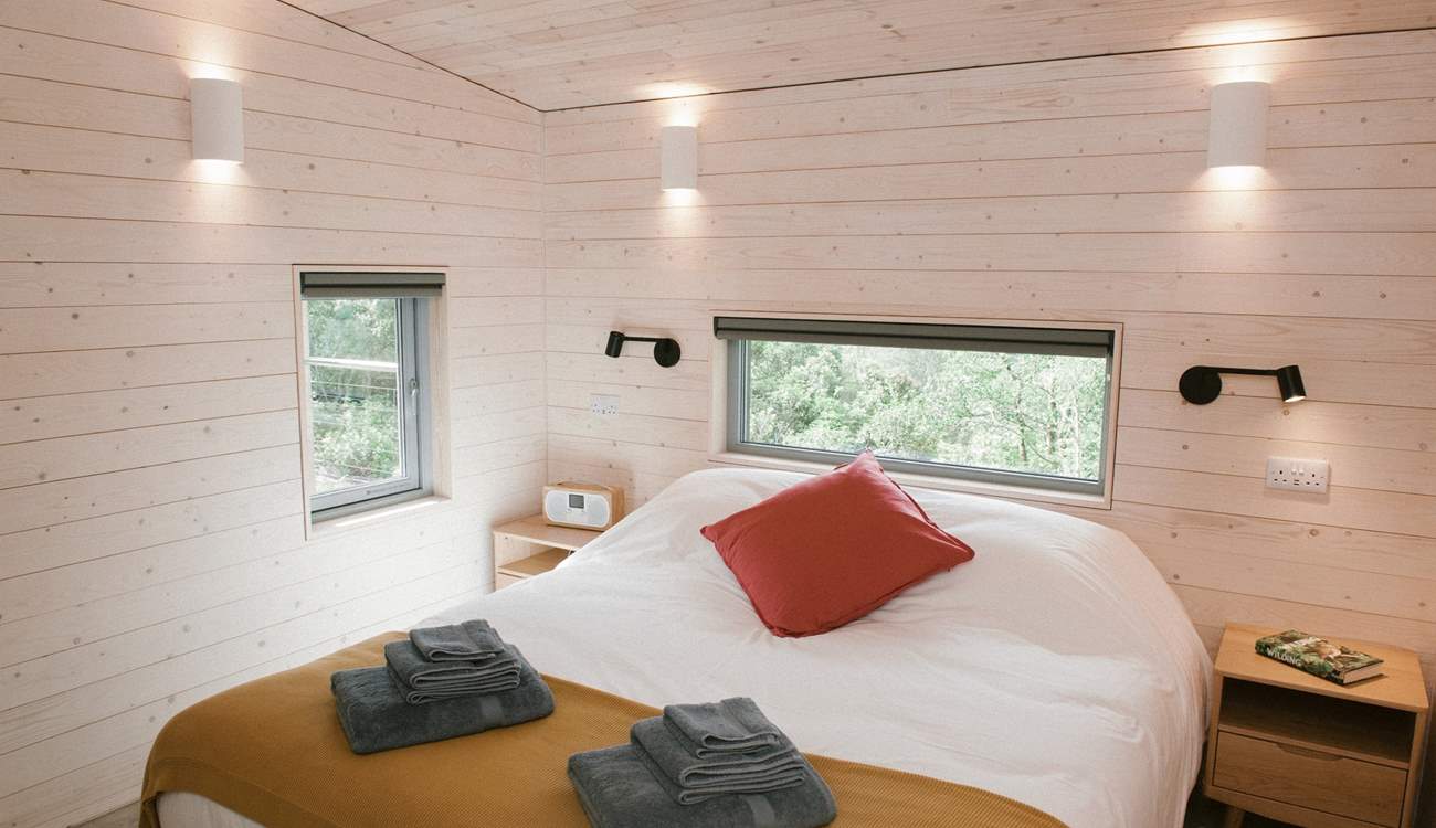 Gentle pops of colour create a calm yet uplifting atmosphere.