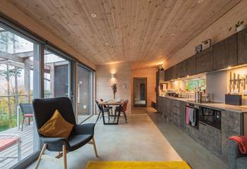 A spellbinding Scottish cabin hidden among the trees beside Loch Broom.