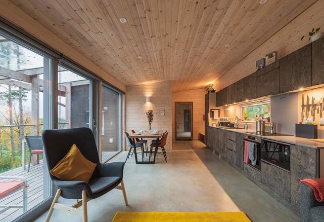 A spellbinding Scottish cabin hidden among the trees beside Loch Broom.