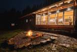 Gather around the fire pit and enjoy total tranquillity. 
