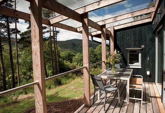 Enjoy alfresco meals with far-reaching views across the stunning surroundings.