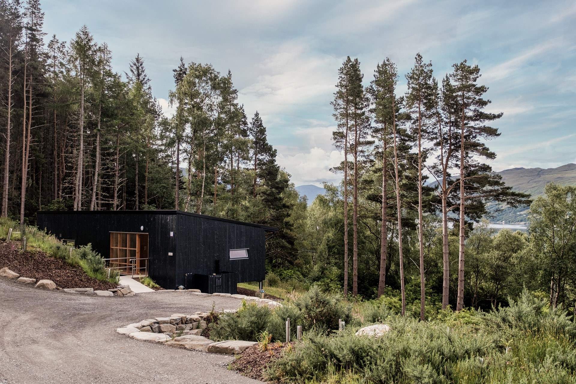 Step out of your timber-clad hideaway and venture down towards the Loch. 