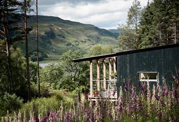 In a dreamy loch-side location.