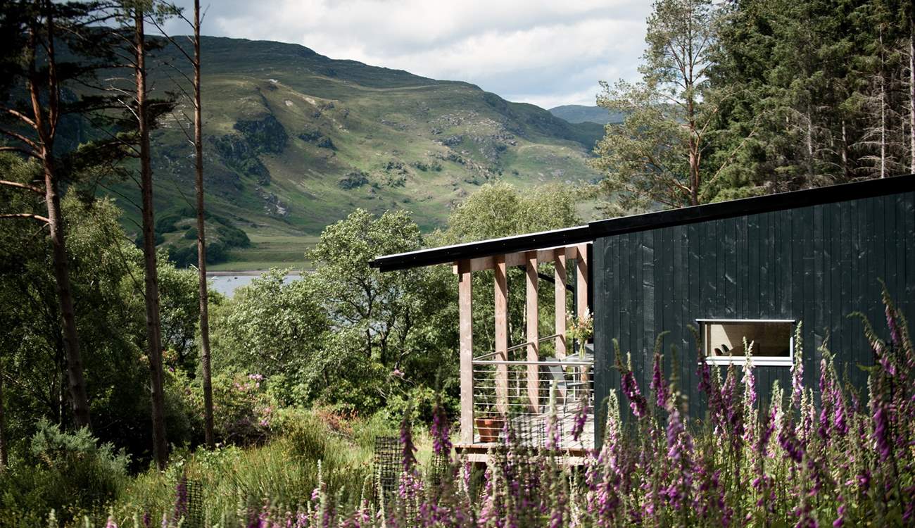 In a dreamy loch-side location.