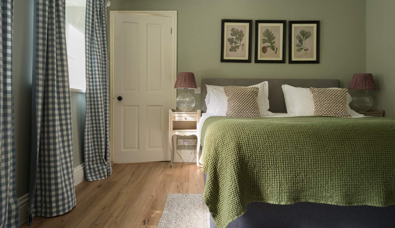 Bedroom 2 is beautifully styled and feels incredibly cosy. Once again featuring a super-king bed and total tranquility. 