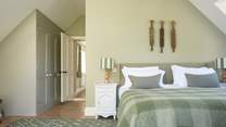 Upstairs boasts four stunning bedrooms, the principal being the largest with luxury en suite and super-king size bed.