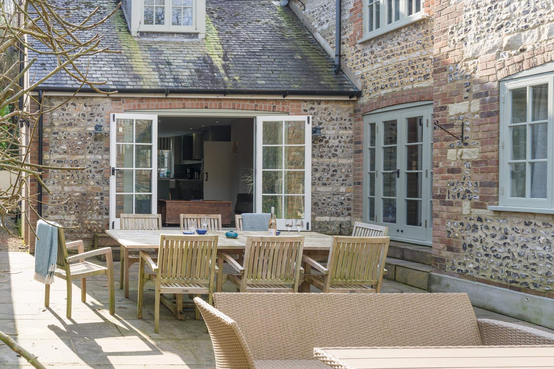 Dining and socialising options for you on the main terrace which leads directly from the kitchen.