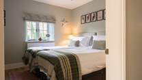 Each bedroom has a different aspect to enjoy...