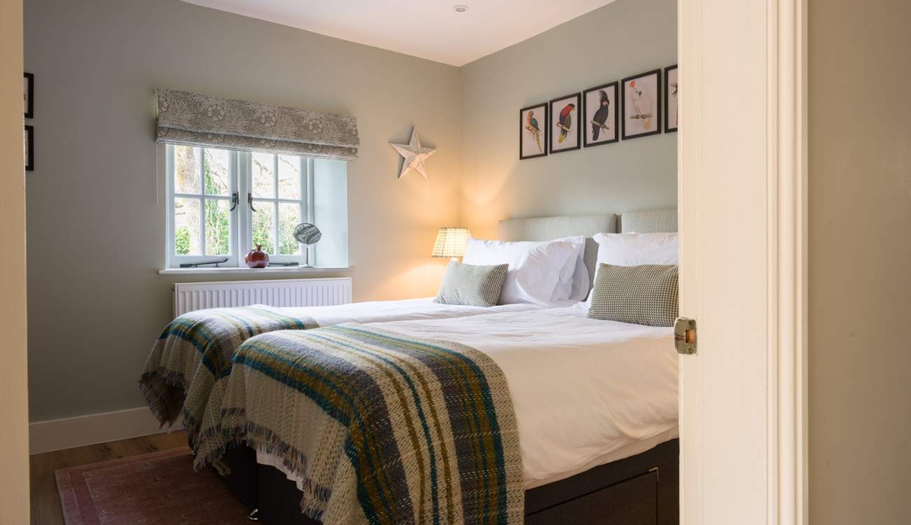 Each bedroom has a different aspect to enjoy...