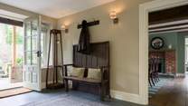 Every room has understated style and the entrance hall sets the tone beautifully.