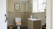 Completing the downstairs is the all-important downstairs WC.