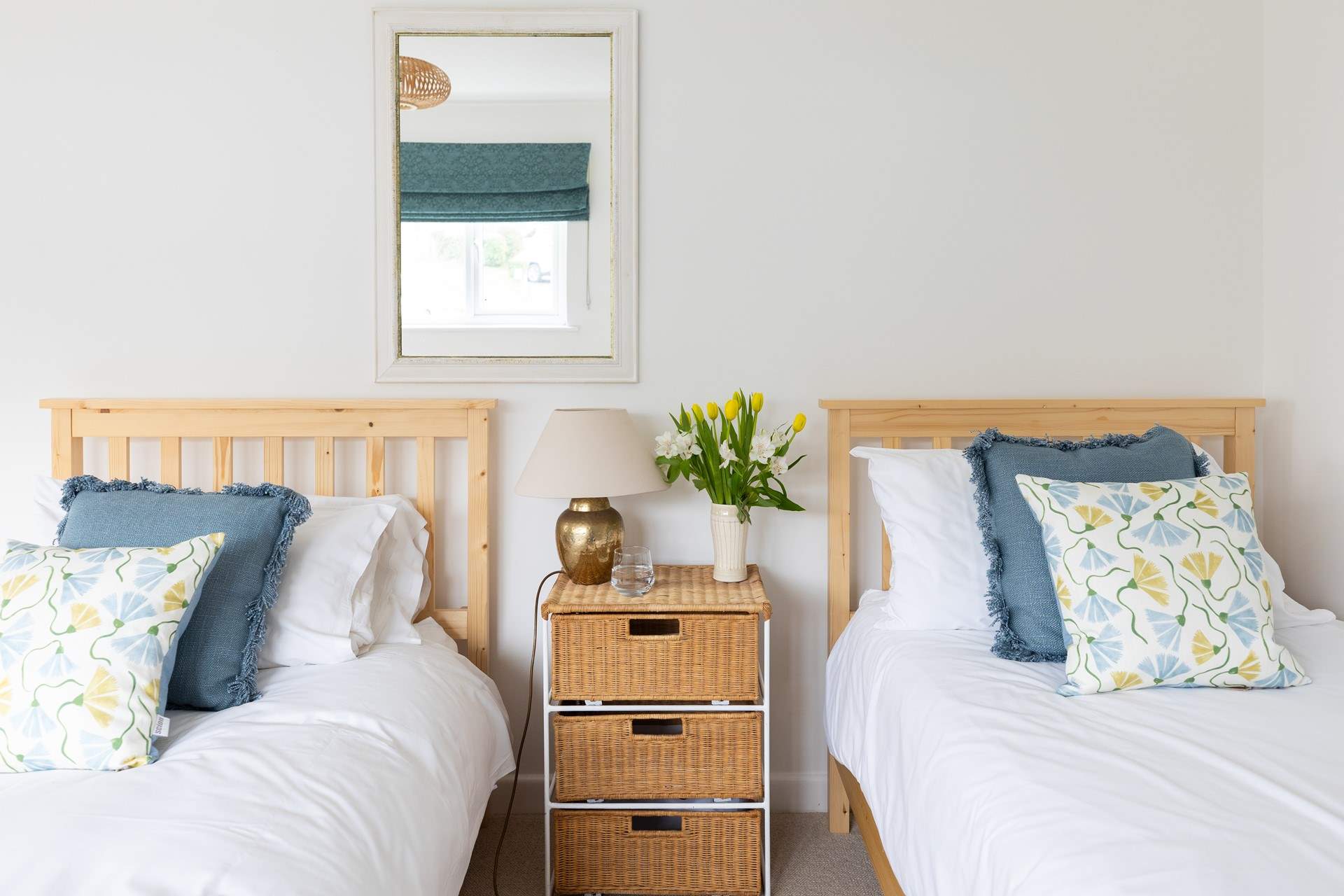 The twin room, ideal for either adults or children. 