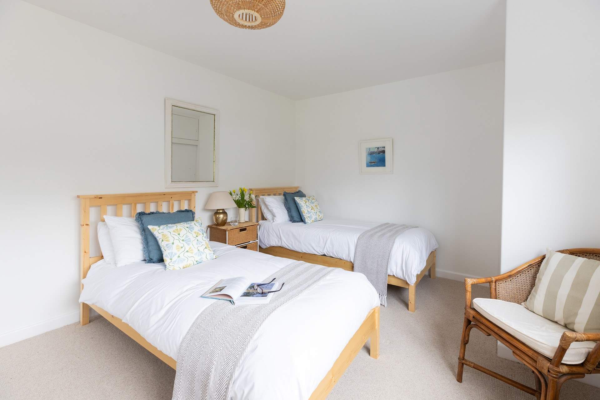 The twin room is rather lovely. 