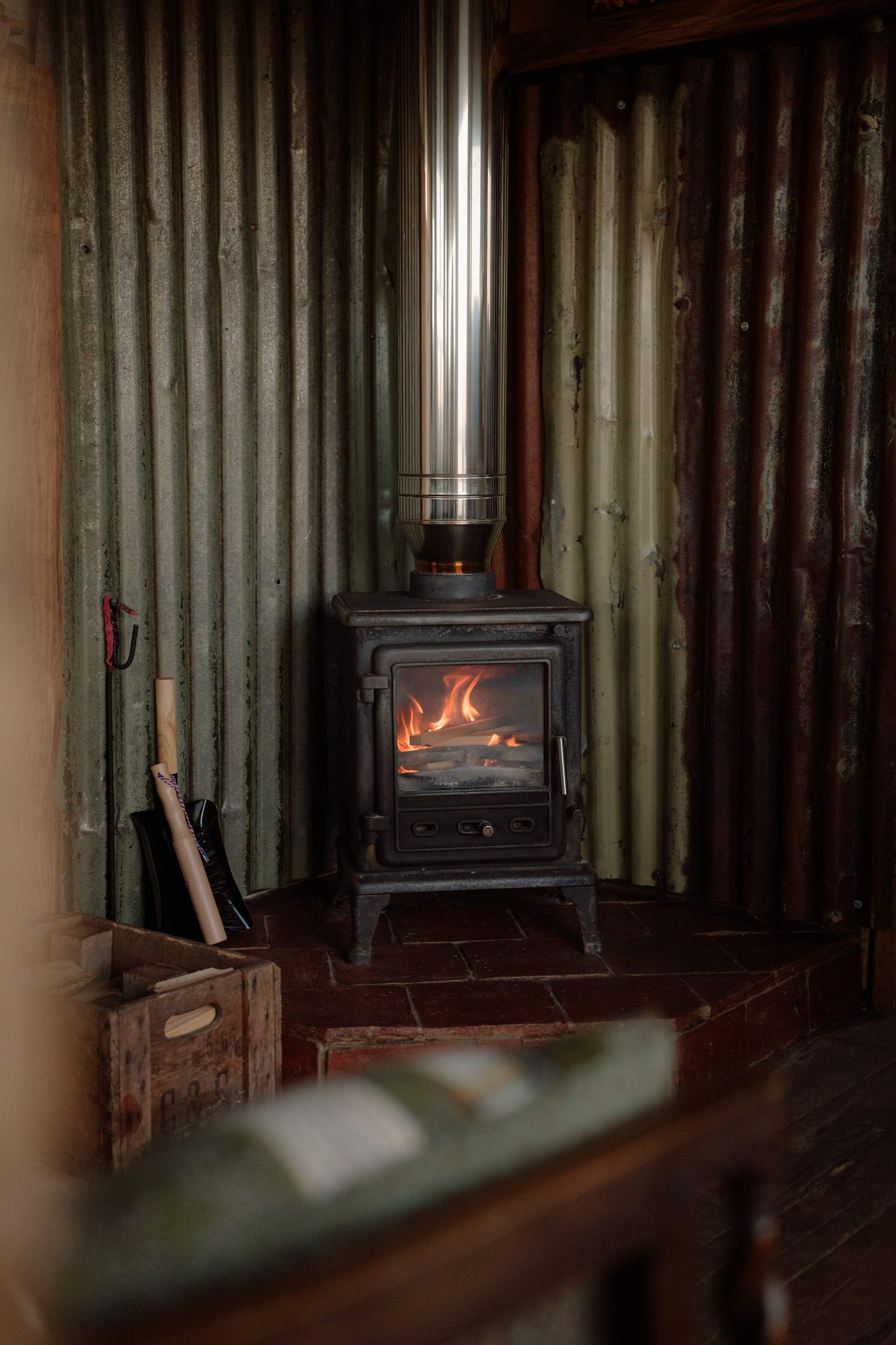 Settle in for unplugged evenings beside the gentle glow of the wood burner.