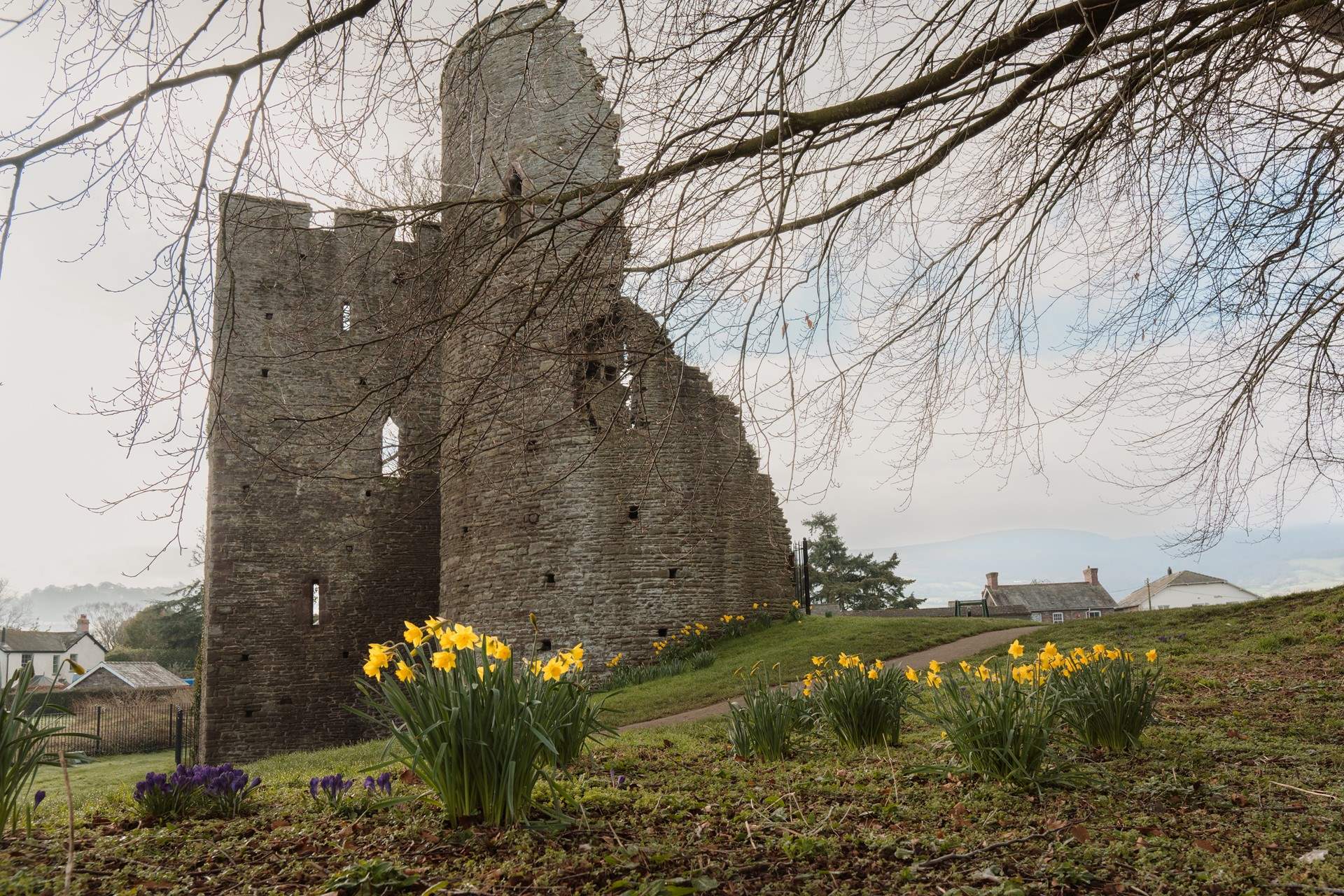 History lovers will adore the atmospheric ruins of Crickhowell Castle.