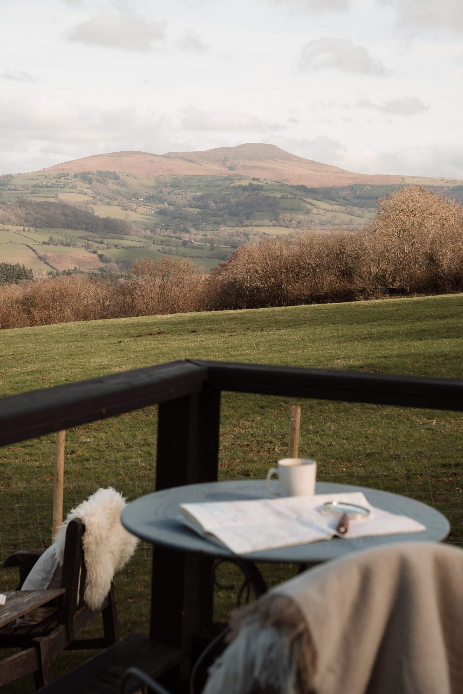 Spend peaceful mornings watching rare birds circle overhead.