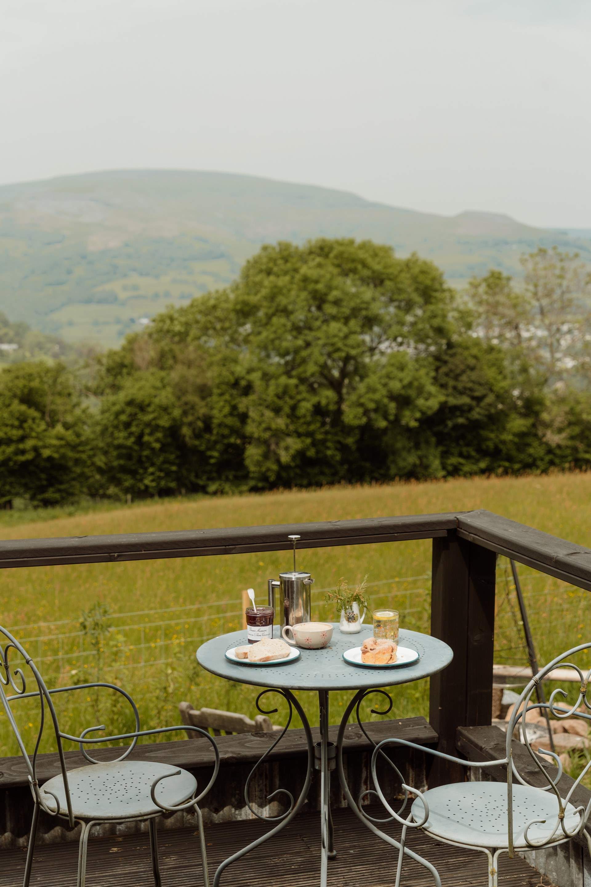Spend peaceful mornings watching rare birds circle overhead.