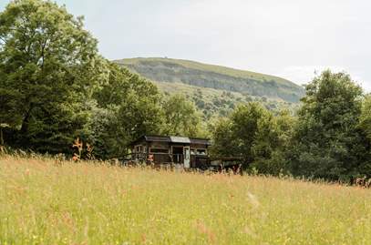 Caban Tarren in 1.6 miles SW of Crickhowell