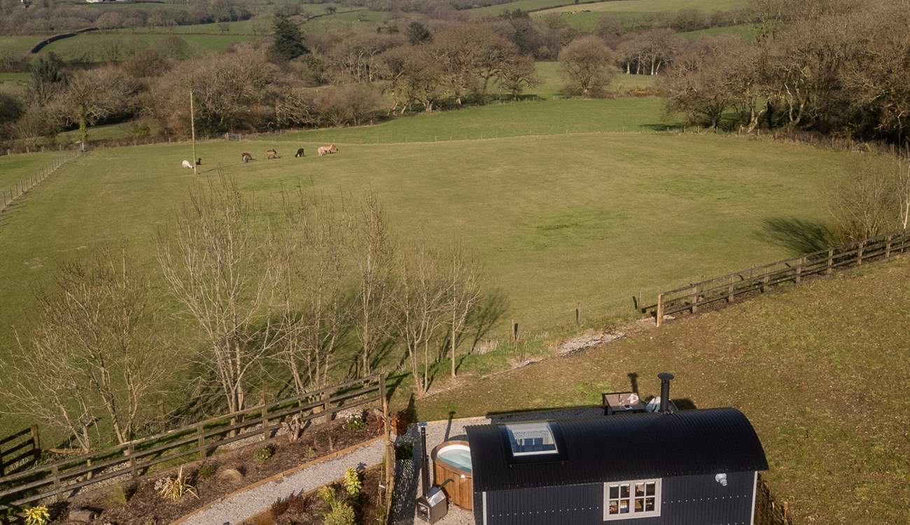 With spellbinding views across the Cornish countryside.