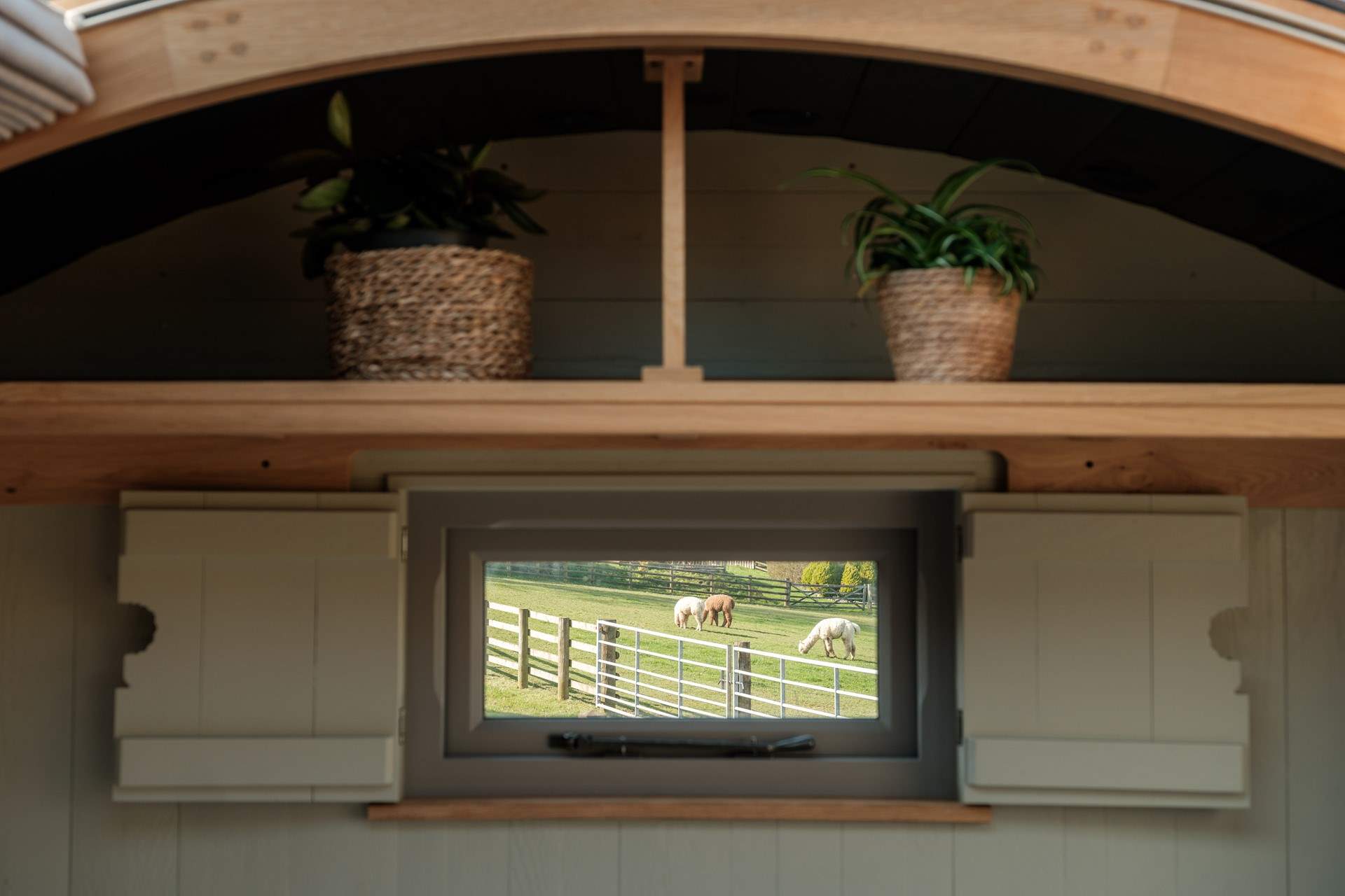 With calming countryside in every direction.