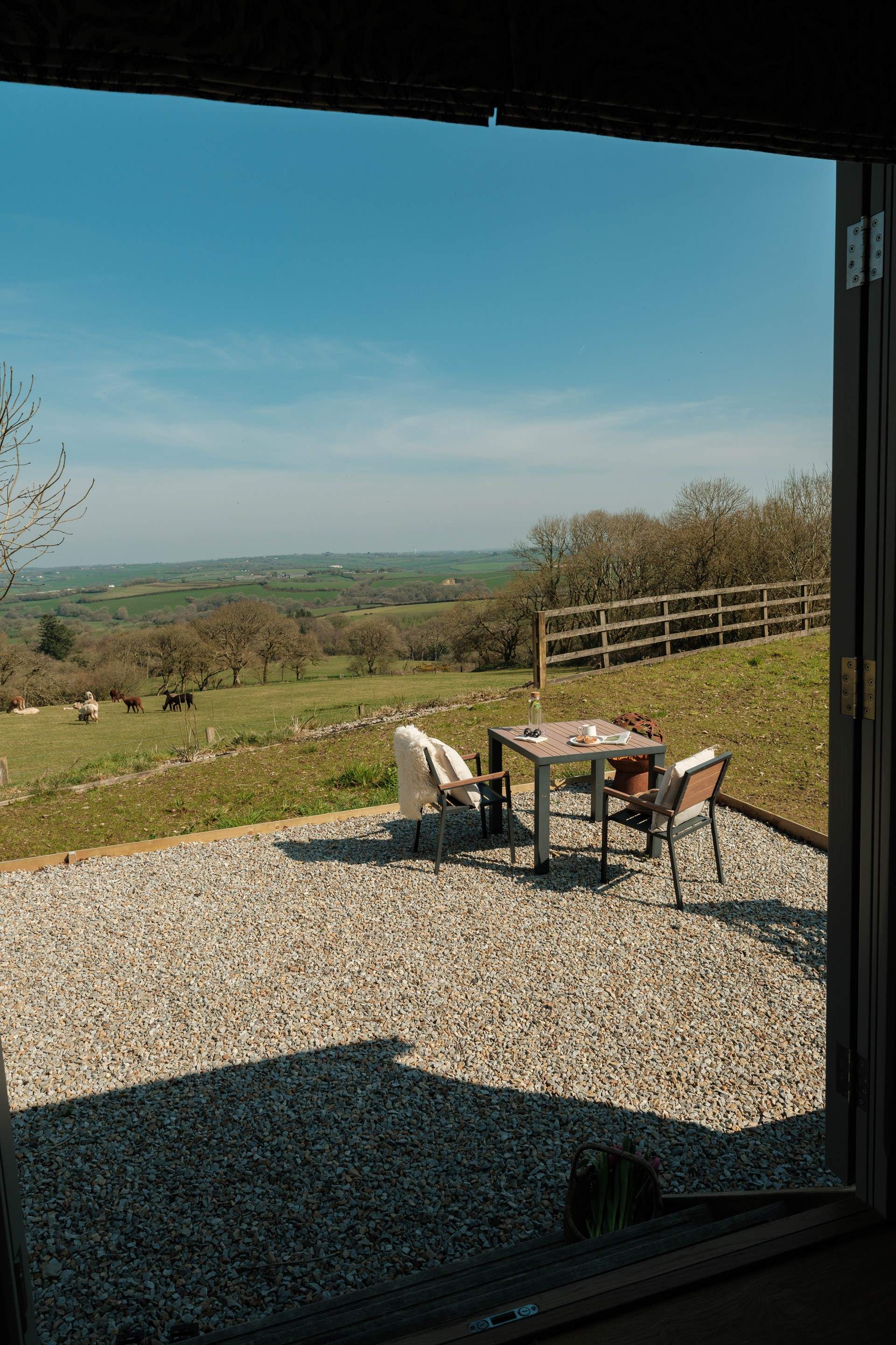 Enjoy breathtaking vistas as you sip your morning coffee. 