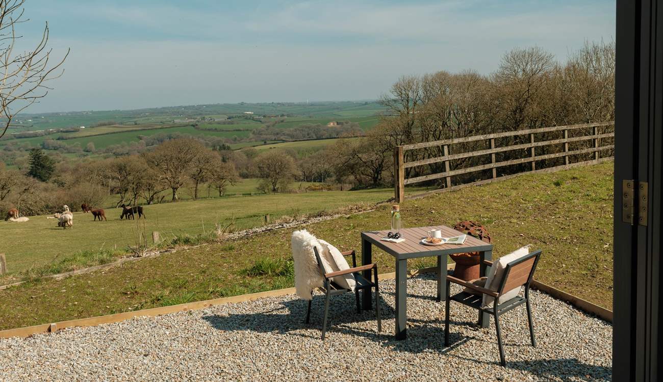 Enjoy breathtaking vistas as you sip your morning coffee. 