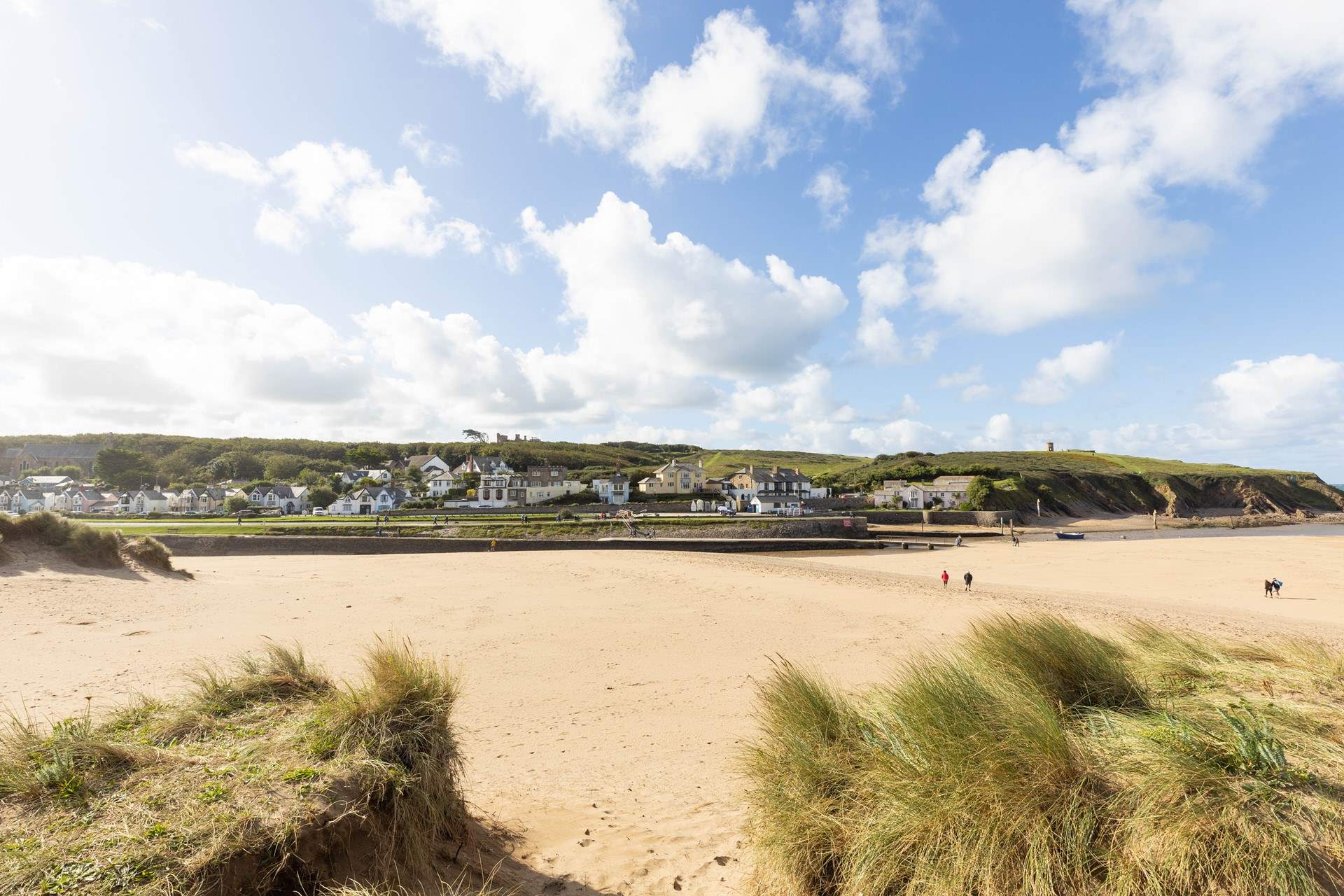 The golden sands of Bude.