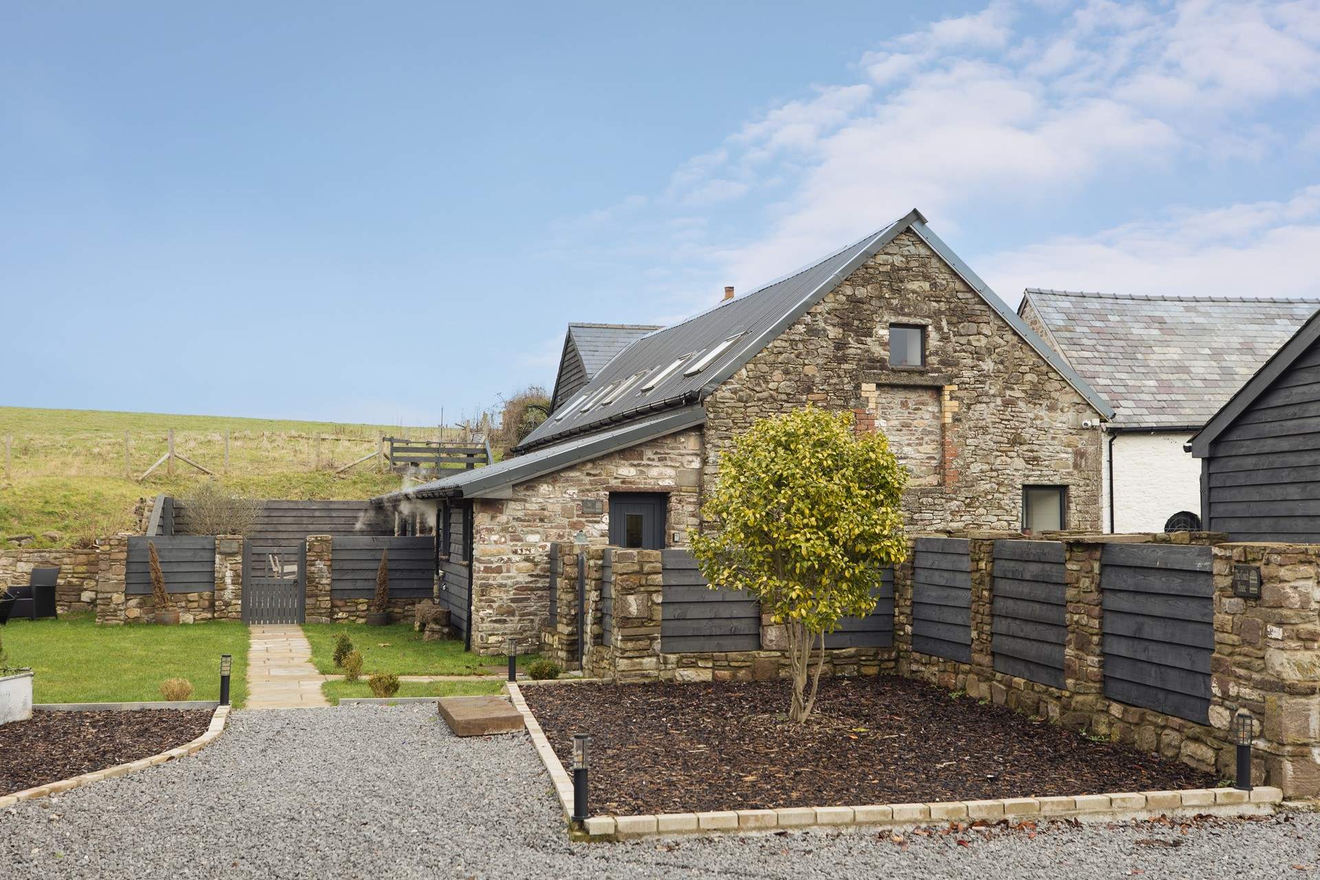 Near The Coach House are The Horse Shoe, sleeping two and The Stables, sleeping four. There is a choice of opening the connecting door between the two cottages. 