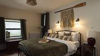 Blissful ground floor bedroom in The Horse Shoe. 