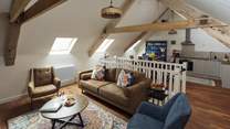 The open plan design is ideal for socialising. 