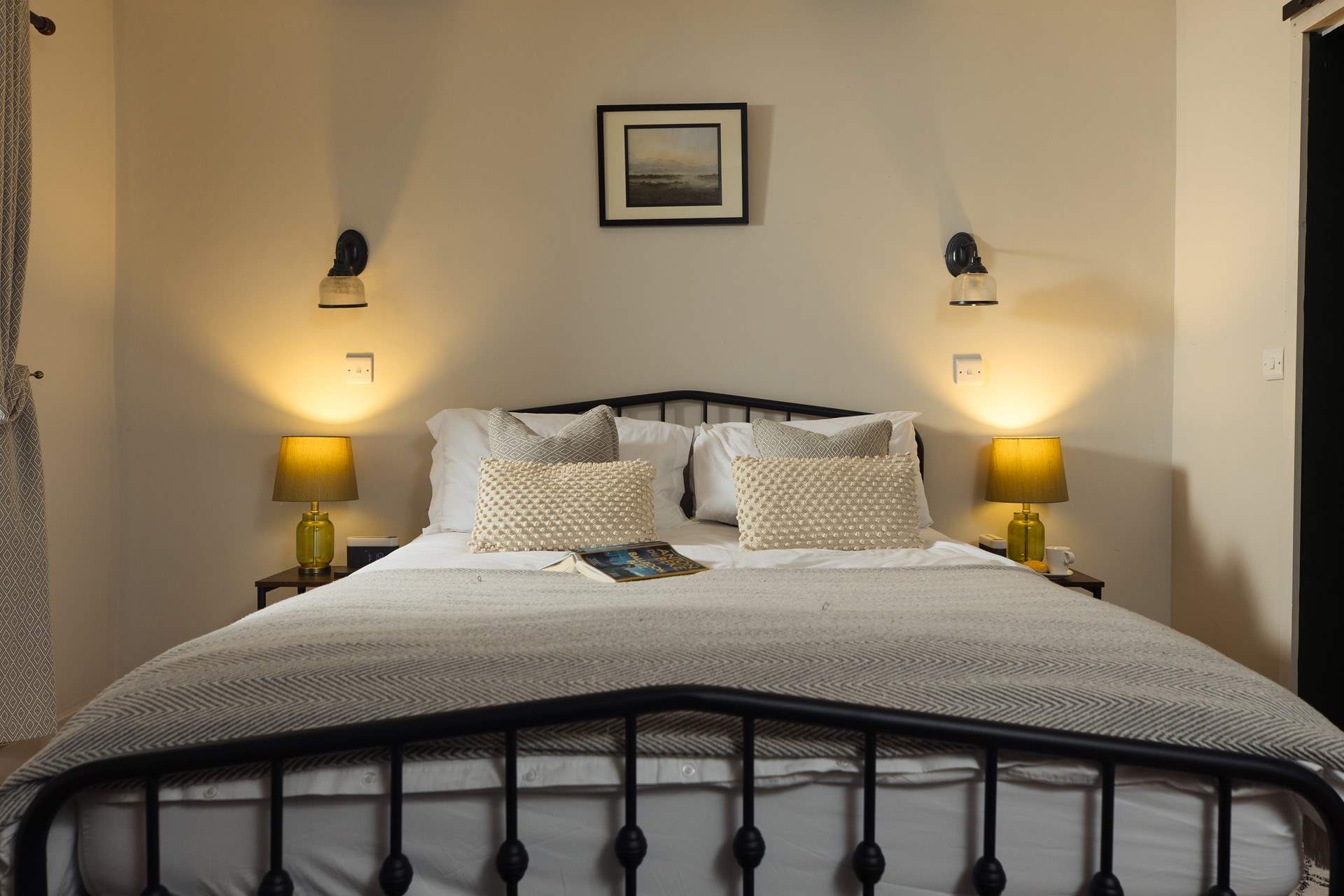 Lights out and count the stars. 